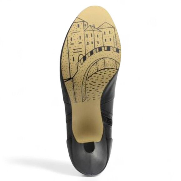 Bella Vita Troy Ii Tall Dress Boots - Black Leather - Picture 4 of 4